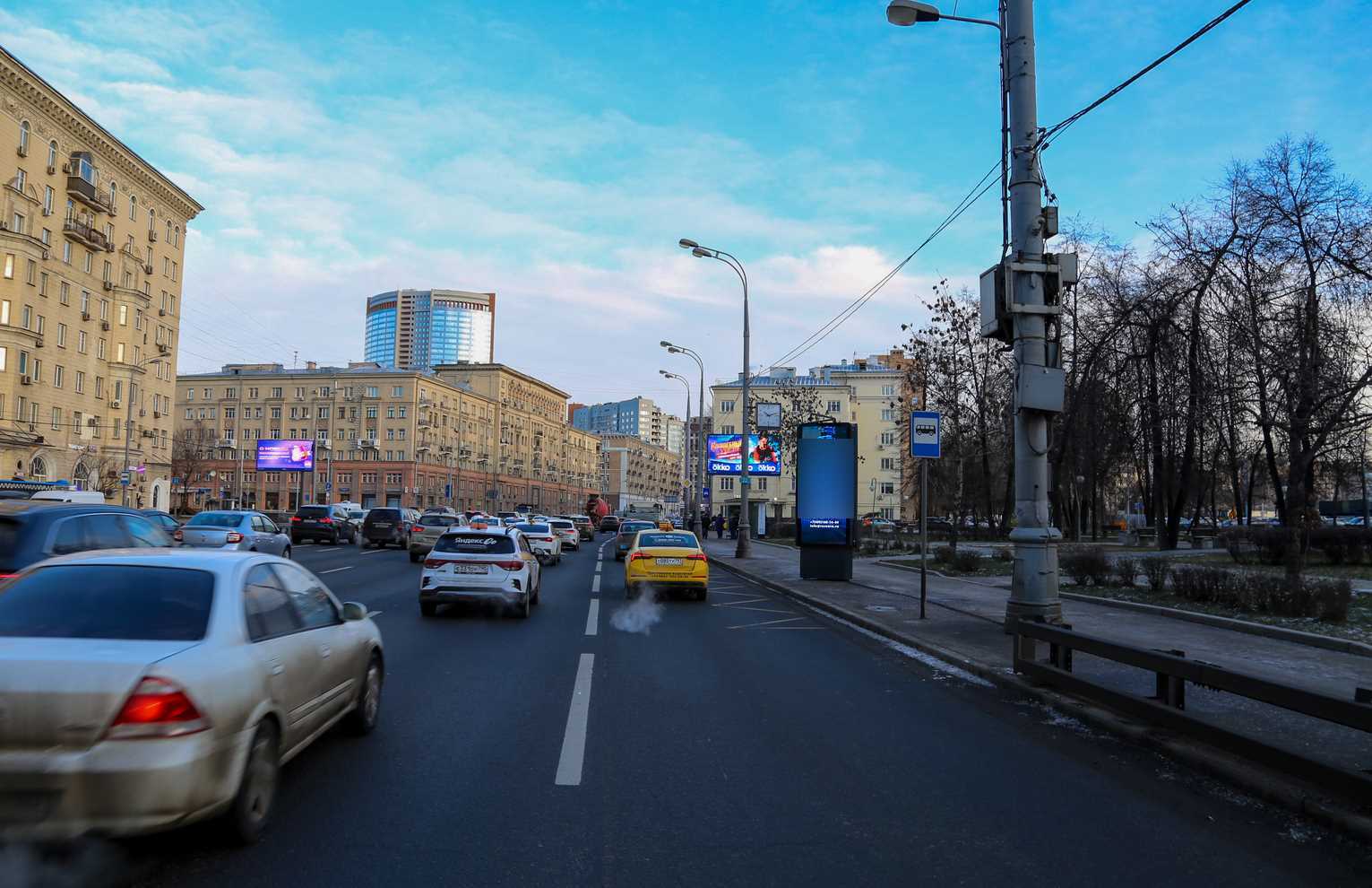 Фотография рекламного носителя, тип: Пиллар 3x1.4, адрес: Беговая ул., д.22, Москва, Россия. Сторона А1-А10 №849361