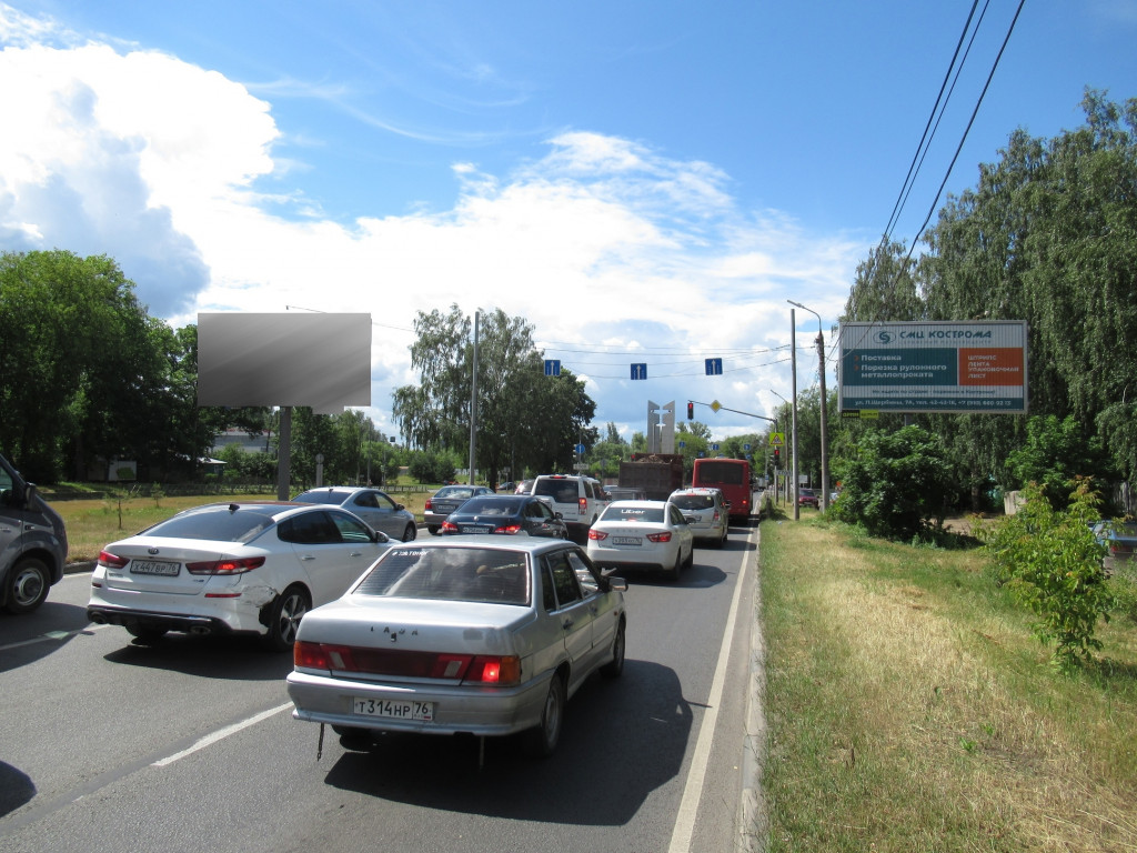 Фотография рекламного носителя, тип: Билборд 3x6, адрес: Авиаторов пр-т., д.45, Ярославль, Ярославская область, Россия. Сторона А1-А3 №109177