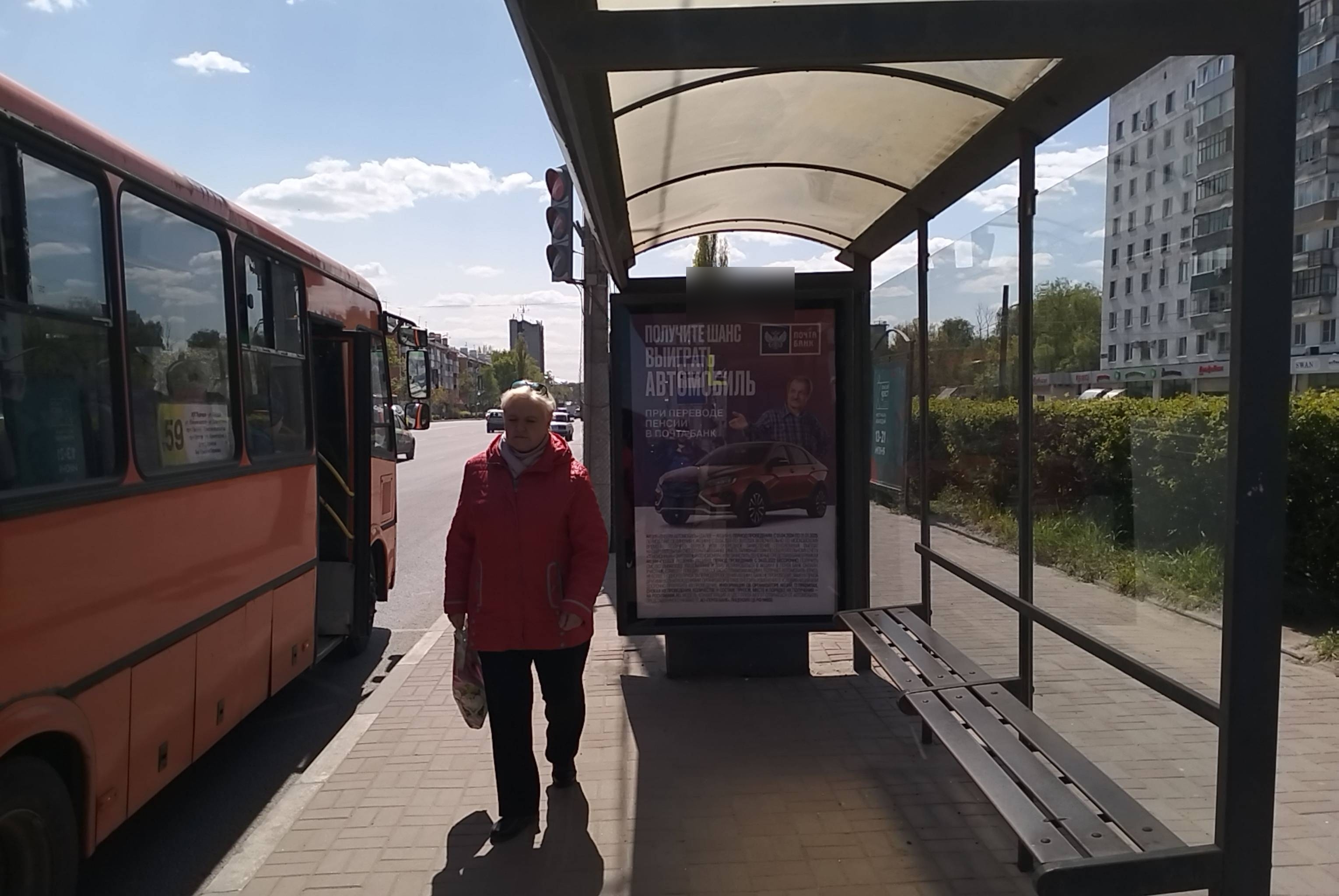 Фотография рекламного носителя, тип: Остановка 1.8x1.2, адрес: Ленина пр-т., ост. Администрация Ленинского района, поз.2, Нижний Новгород, Нижегородская область, Россия. Сторона А1 №142166