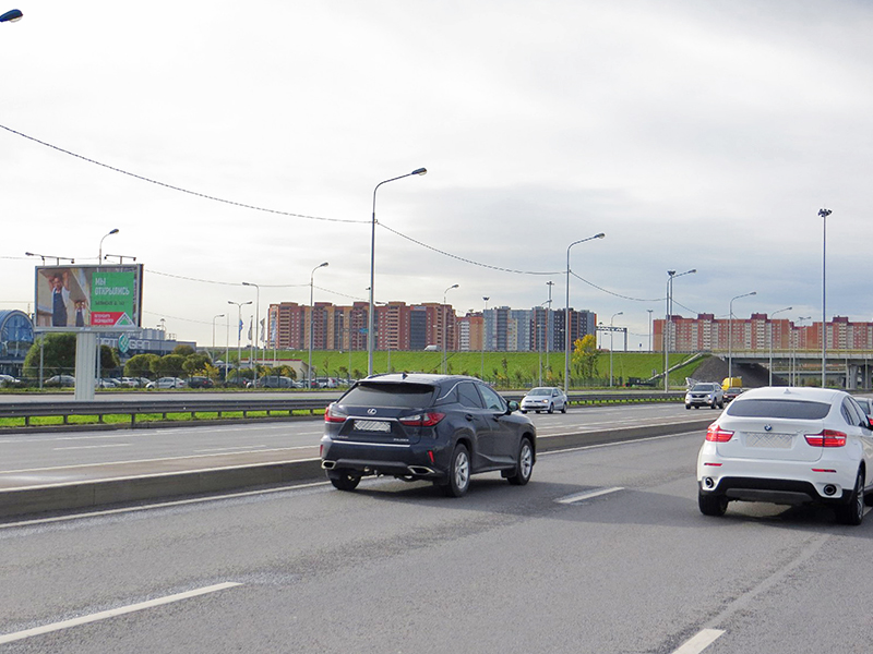 Фотография рекламного носителя, тип: Билборд 3x6, адрес: Таллинское ш., д.206 X Волхонское ш., Санкт-Петербург, Россия. Сторона B №170314