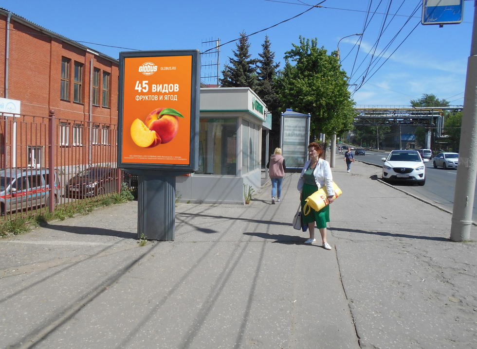 Фотография рекламного носителя, тип: Ситиформат 1.8x1.2, адрес: Б.Нижегородская ул., д.87, Владимир, Владимирская область, Россия. Сторона Б №158163