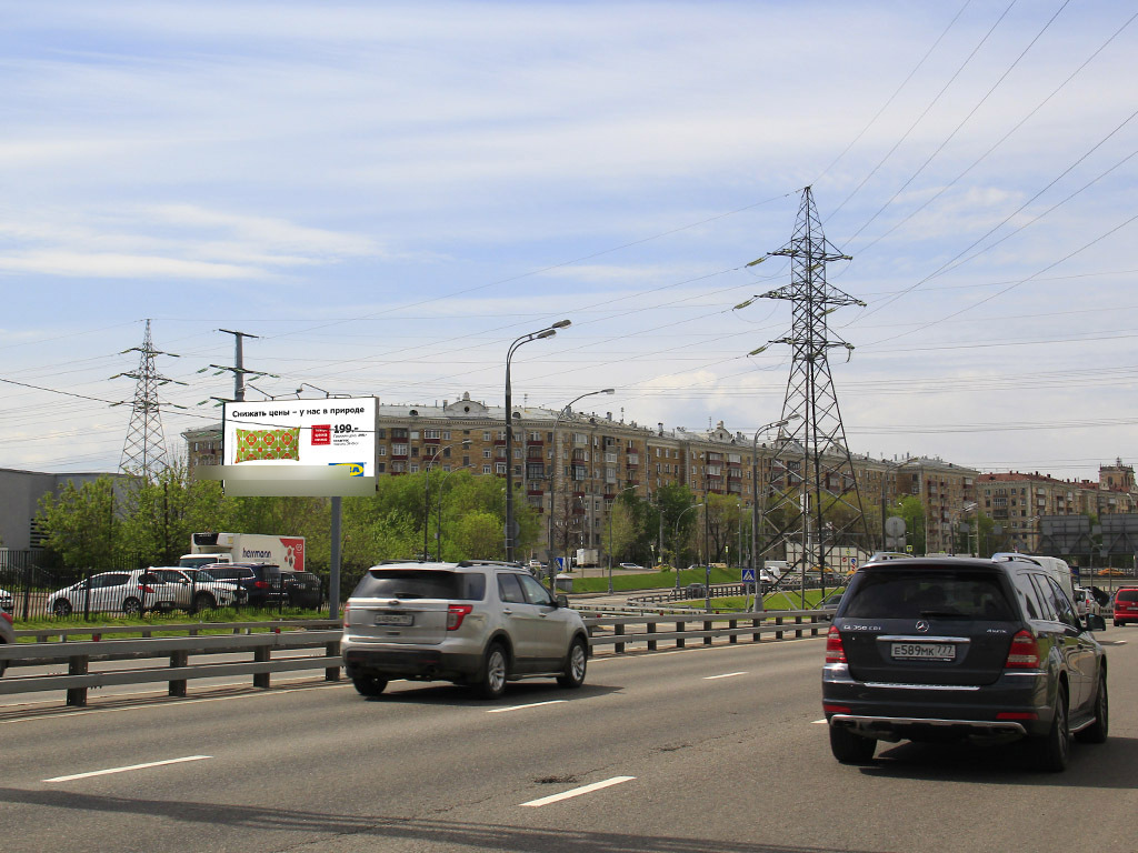 Фотография рекламного носителя, тип: Билборд 3x6, адрес: Коломенский пр-зд., д.4, стр.20, Москва, Россия. Сторона Б1 №79874