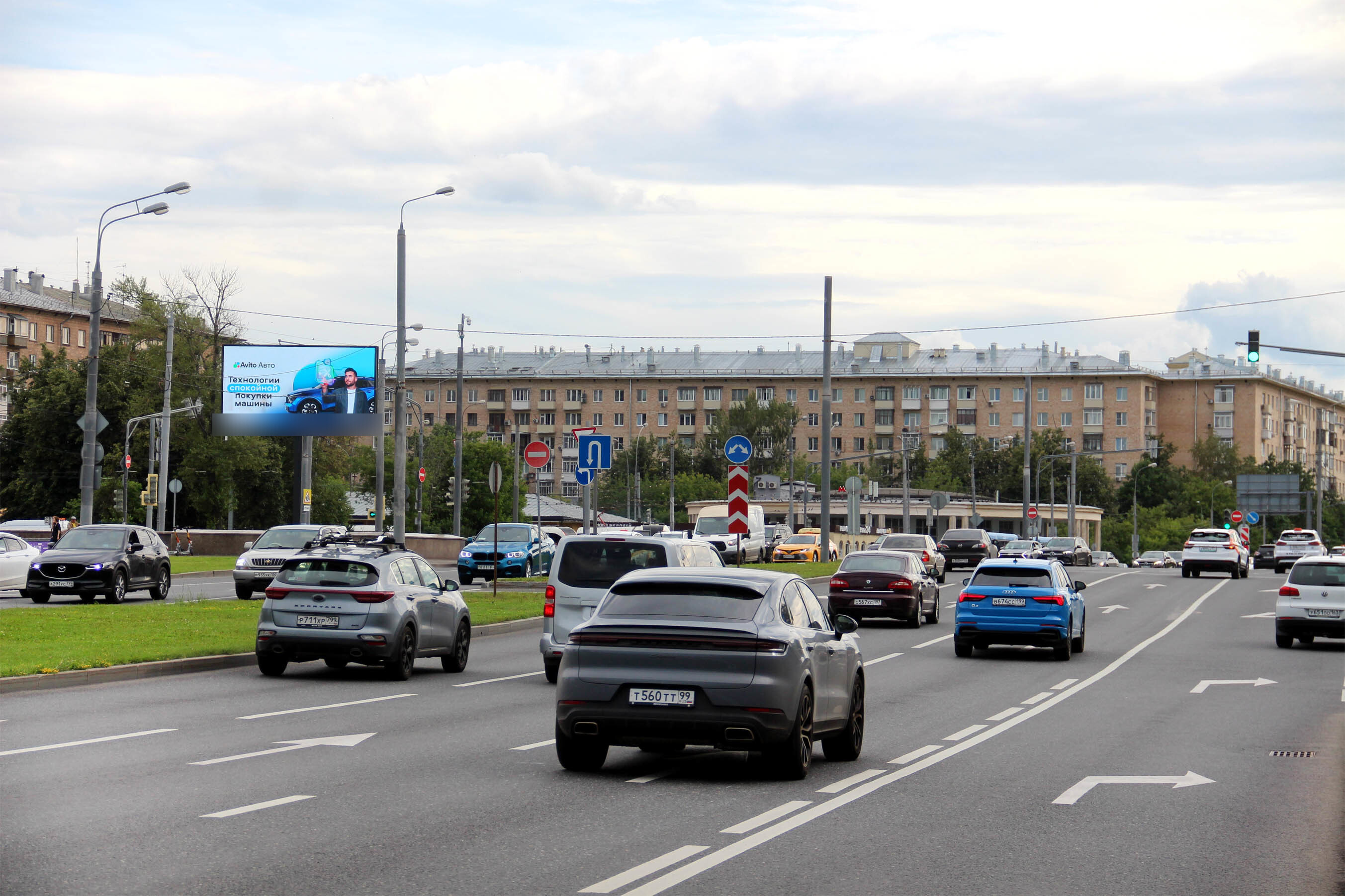 Фотография рекламного носителя, тип: Билборд 3x6, адрес: Вернадского пр-т., д.7, Москва, Россия. Сторона Б1 №609434