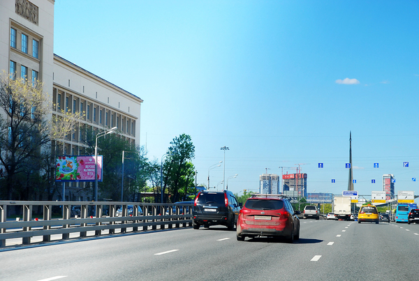 Фотография рекламного носителя, тип: Билборд 3x6, адрес: Мира пр-т., д.105, Москва, Россия. Сторона Б №102012