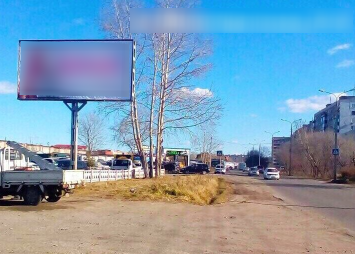 Фотография рекламного носителя, тип: Билборд 3x6, адрес: Магистральное ш., д.27, Комсомольск-на-Амуре, Хабаровский край, Россия. Сторона Б №842982