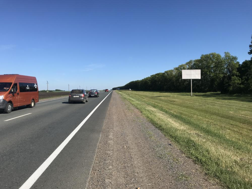 Фотография рекламного носителя, тип: Билборд 3x6, адрес: Кармаскалы-Белорецк а/д, поз.3, Уфа, Республика Башкортостан, Россия. Сторона A №1335416