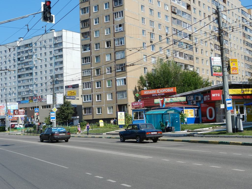 Фотография рекламного носителя, тип: Панель-кронштейн, адрес: Ленинского Комсомола пр-т., д.17/1, Видное, Московская область, Россия. Сторона A №4959