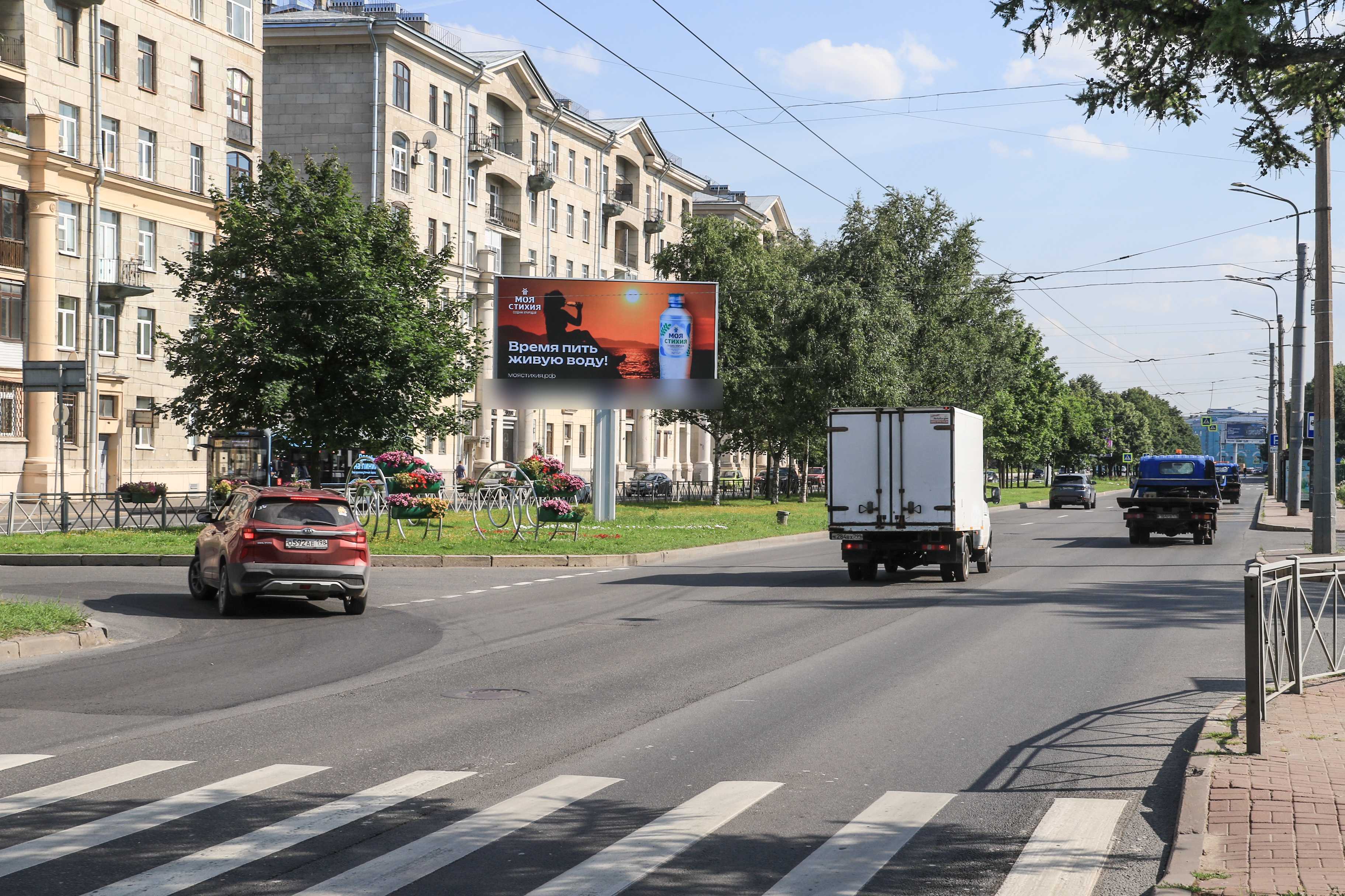 Фотография рекламного носителя, тип: Билборд 3x6, адрес: Наличная ул., д.7, Санкт-Петербург, Россия. Сторона А1 №105830