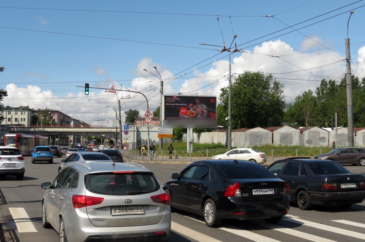 Фотография рекламного носителя, тип: Билборд 3x6, адрес: Дальневосточный пр-т., д.1 Х Зольная ул., Санкт-Петербург, Россия. Сторона А1 №118899