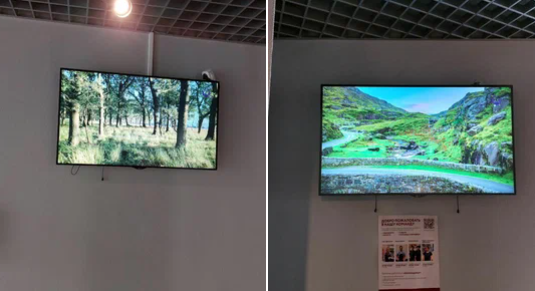 Фотография рекламного носителя, тип: Видеоэкран, адрес: Салон связи «Теле2», 3-й Крутицкий ул., д.18, Москва, Россия. Сторона/вариант №1397742