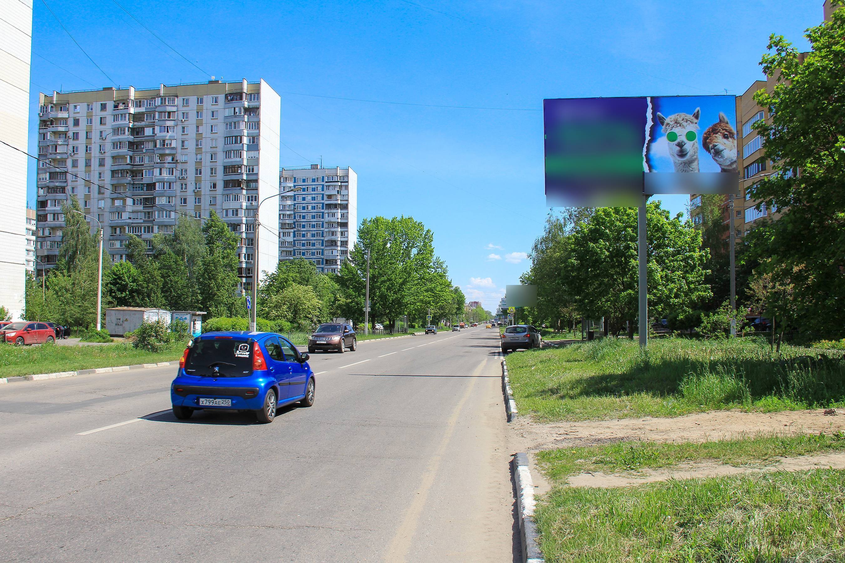 Фотография рекламного носителя, тип: Билборд 3x6, адрес: Жулябина ул., д.27, Электросталь, Московская область, Россия. Сторона А №1007569