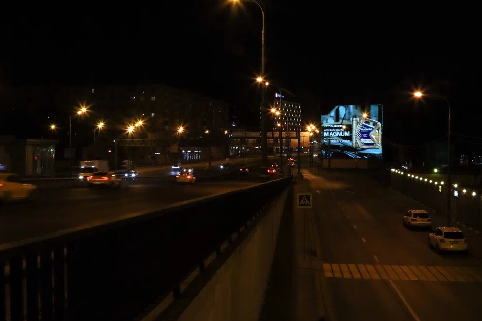 Фотография рекламного носителя, тип: Медиафасад, адрес: Спартаковская пл., д.14, стр.1, Москва, Россия. Сторона A30 №1383079