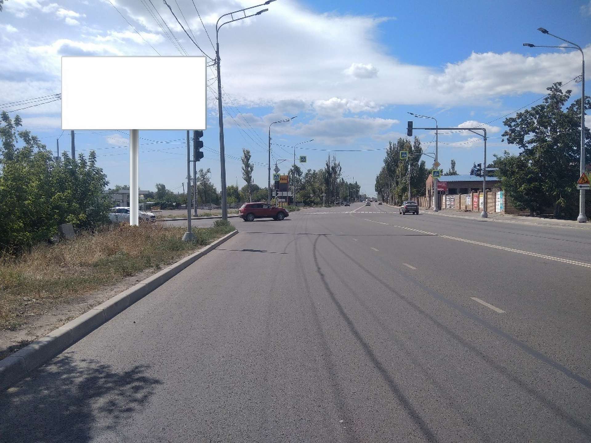 Фотография рекламного носителя, тип: Билборд 3x6, адрес: ул. Краснофлотская на пересечении с ул. Бахчиванджи, Мариуполь, Донецкая область, Россия. Сторона Б №1372550