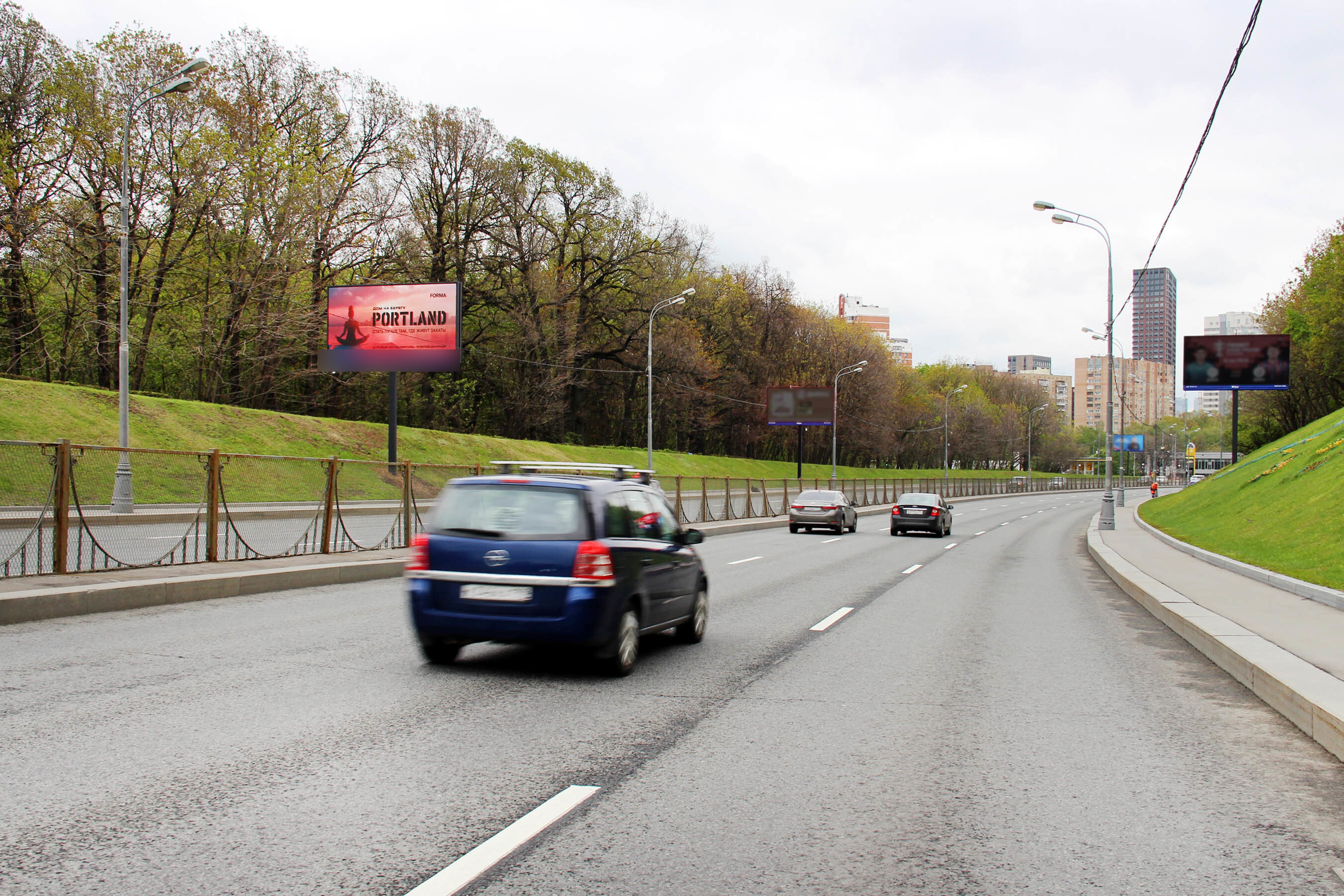 Фотография рекламного носителя, тип: Билборд 3x6, адрес: Рублевское ш. X Молодогвардейская ул., д.2, корп.1, Москва, Россия. Сторона Б1 №351598