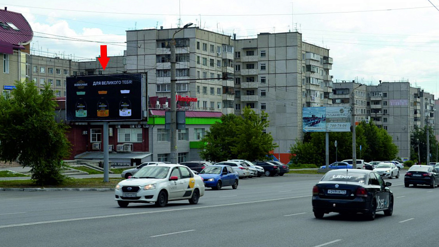 Фотография рекламного носителя, тип: Билборд 3x6, адрес: Молодогвардейцев ул. Х Победы пр-т., Челябинск, Челябинская область, Россия. Сторона B №201360