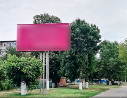 Фотография рекламного носителя, тип: Билборд 3x6, адрес: Симонова ул., поз.13, Гулькевичи, Краснодарский край, Россия. Сторона В №1375450