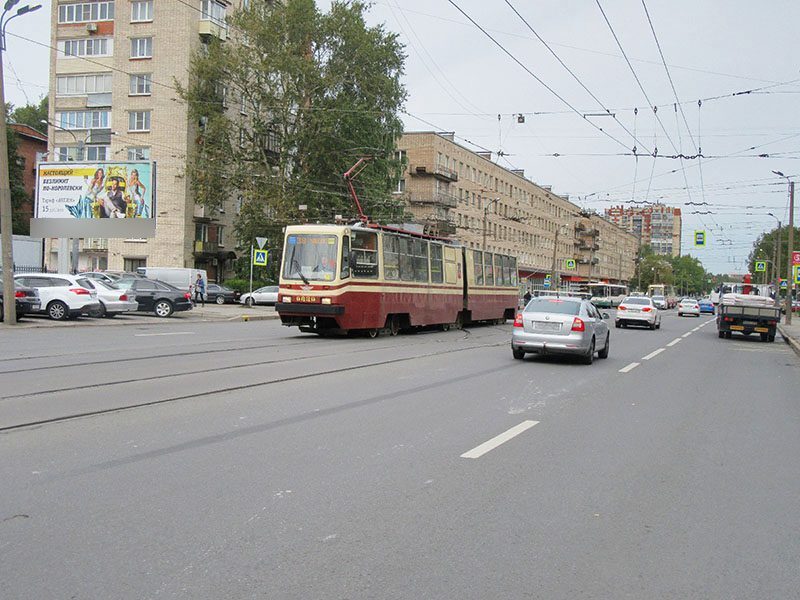 Фотография рекламного носителя, тип: Билборд 3x6, адрес: Тихорецкий пр-т., д.8 Х Яшумов пер., Санкт-Петербург, Россия. Сторона В №164426