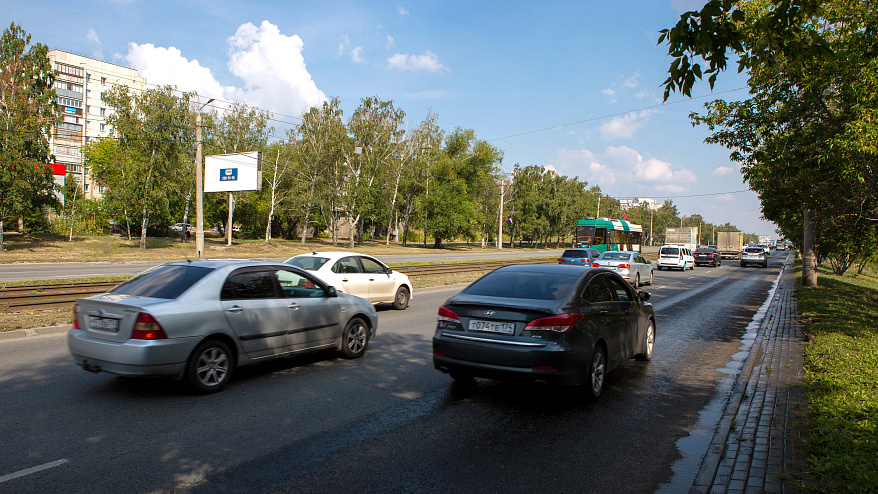 Фотография рекламного носителя, тип: Билборд 3x6, адрес: Победы пр-т., д.312, Челябинск, Челябинская область, Россия. Сторона B №952561