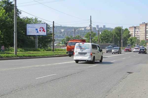 Фотография рекламного носителя, тип: Билборд 3x6, адрес: Луговая ул., д.45/2 Х Карская ул., Владивосток, Приморский край, Россия. Сторона Б №154029