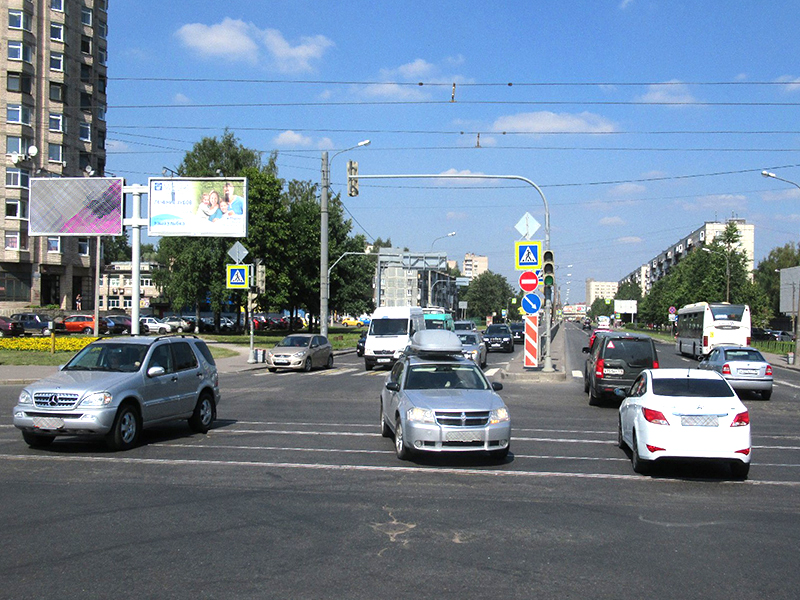 Фотография рекламного носителя, тип: Билборд 3x6, адрес: Энергетиков пр-т., д.24 Х Большая Пороховская ул., д.58, Санкт-Петербург, Россия. Сторона В1 №165066