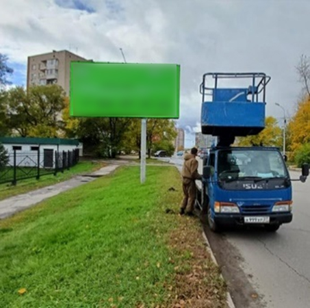 Фотография рекламного носителя, тип: Билборд 3x6, адрес: Флегонтова ул., д.10, Хабаровск, Хабаровский край, Россия. Сторона Б №1395432