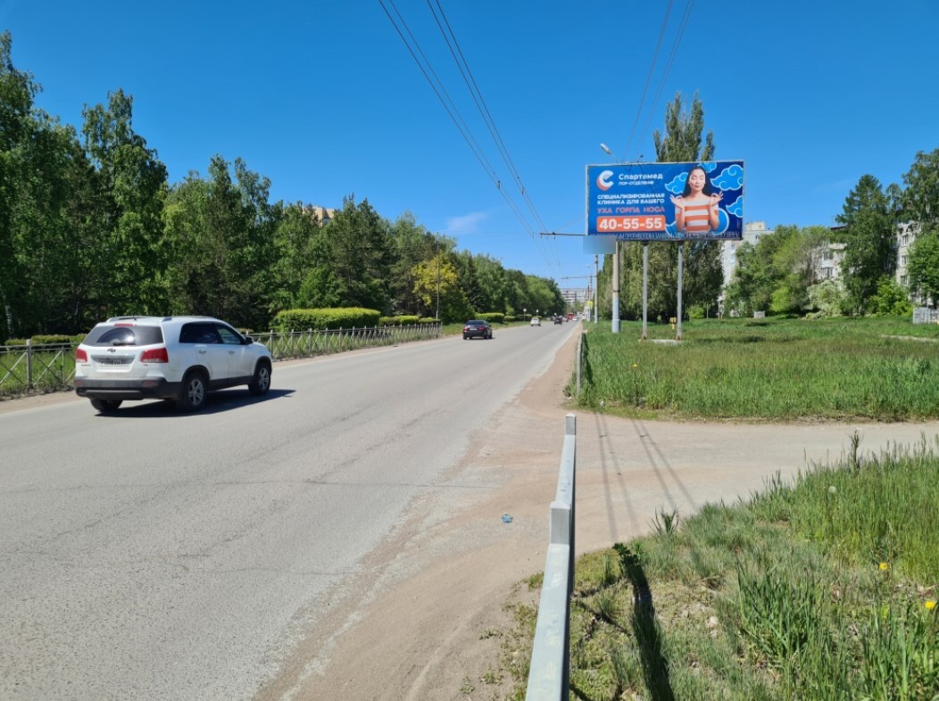 Фотография рекламного носителя, тип: Билборд 3x6, адрес: Ватутина ул., д.6, Омск, Омская область, Россия. Сторона А №1009729