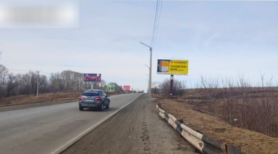 Фотография рекламного носителя, тип: Билборд 3x6, адрес: Чуйский тракт а/д, 342 550м, Бийск, Алтайский край, Россия. Сторона А №708469