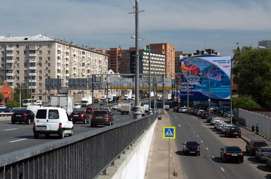 Фотография рекламного носителя, тип: Медиафасад, адрес: Спартаковская пл., д.14, стр.1, Москва, Россия. Сторона A60 №1383080