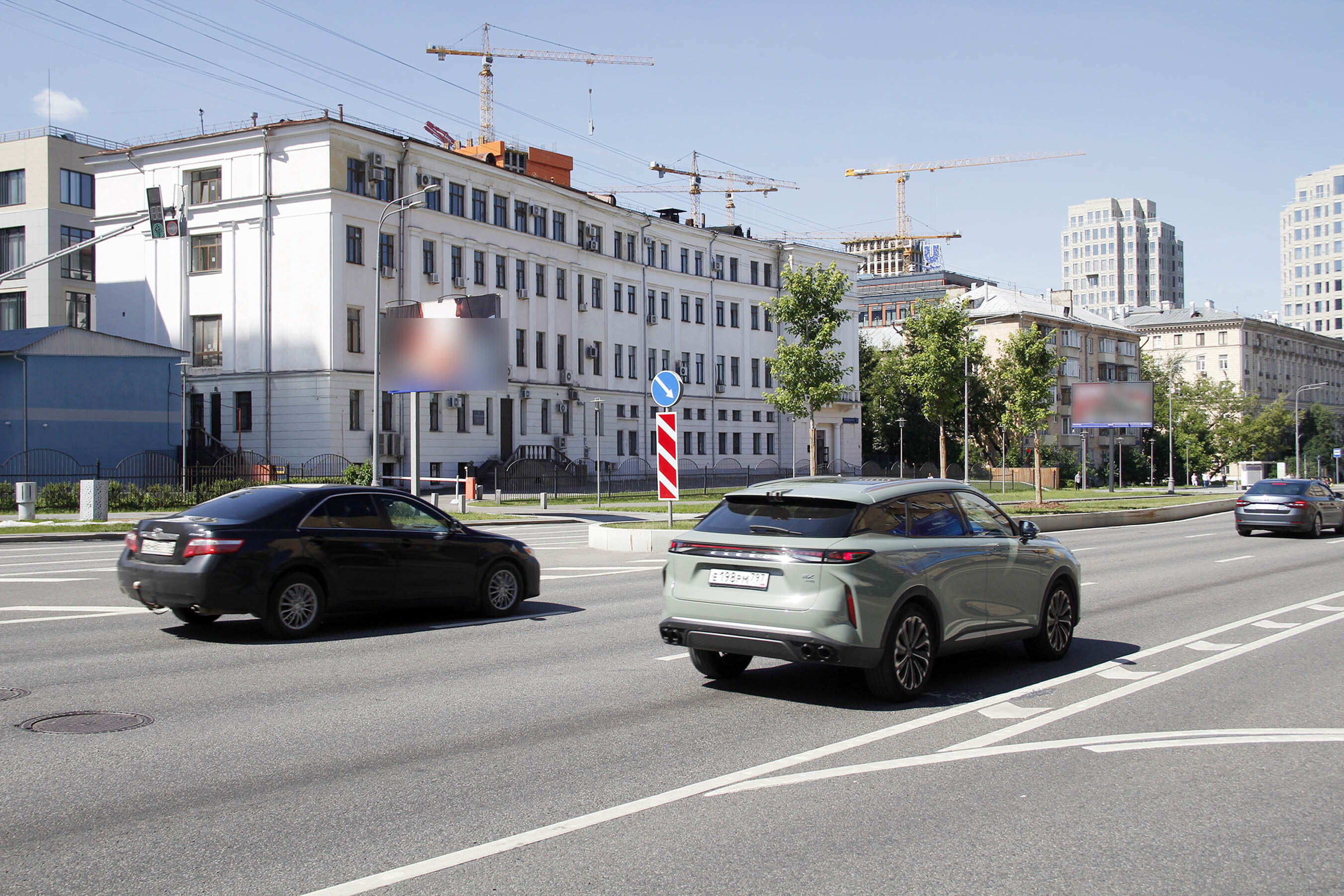 Фотография рекламного носителя, тип: Билборд 3x6, адрес: Звенигородское ш. Х 2-ой Звенигородской ул., Москва, Россия. Сторона Б1 №601441