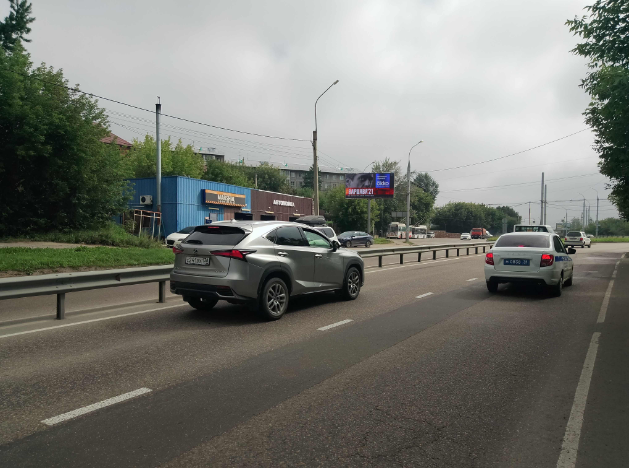 Фотография рекламного носителя, тип: Билборд 3x6, адрес: Конева Маршала ул., поз.1, Иркутск, Иркутская область, Россия. Сторона Б №1327361