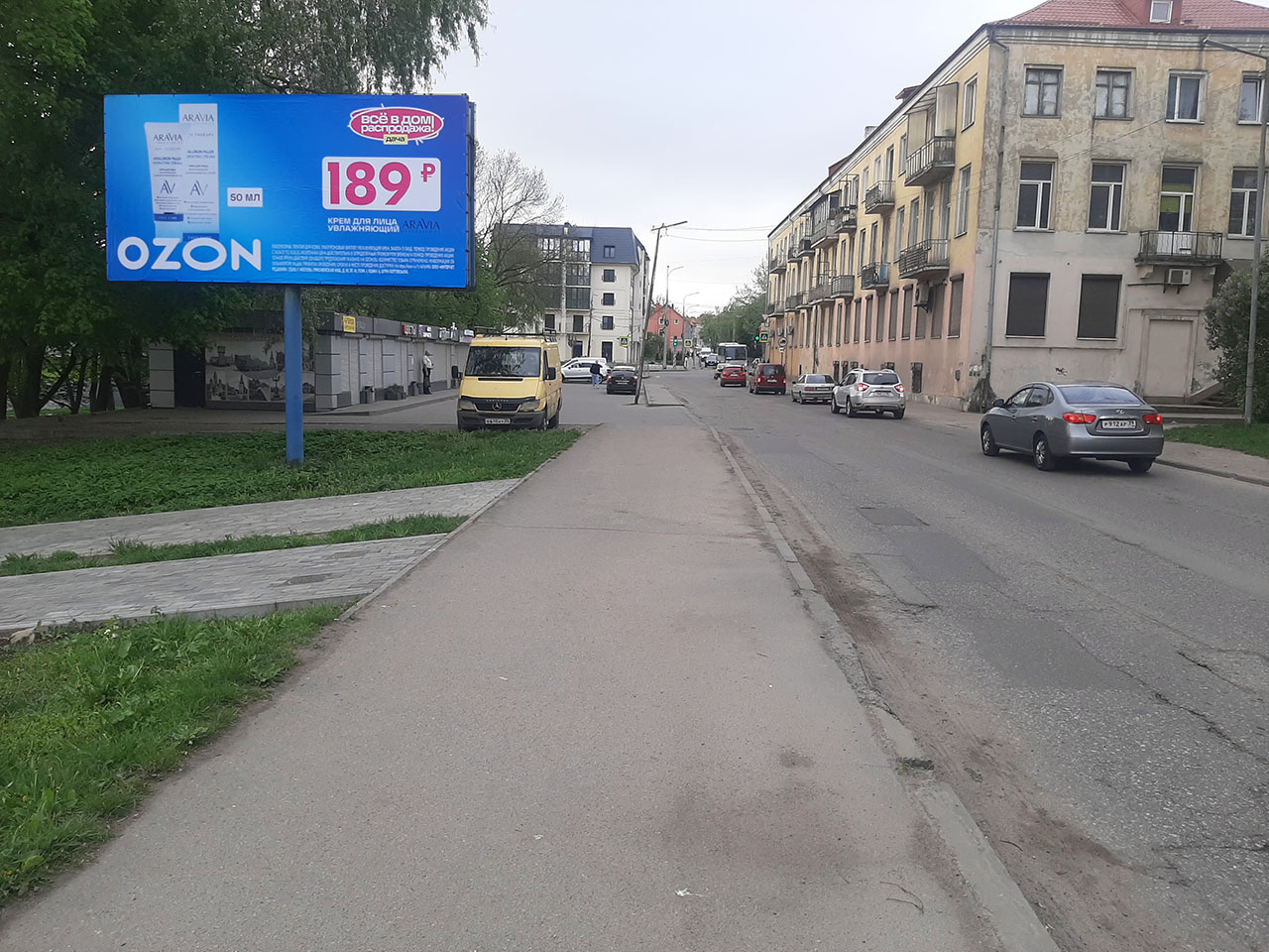 Фотография рекламного носителя, тип: Билборд 3x6, адрес: Черняховск г., Дачная ул., д.2Б, Калининградская область, Россия. Сторона Б №1324030