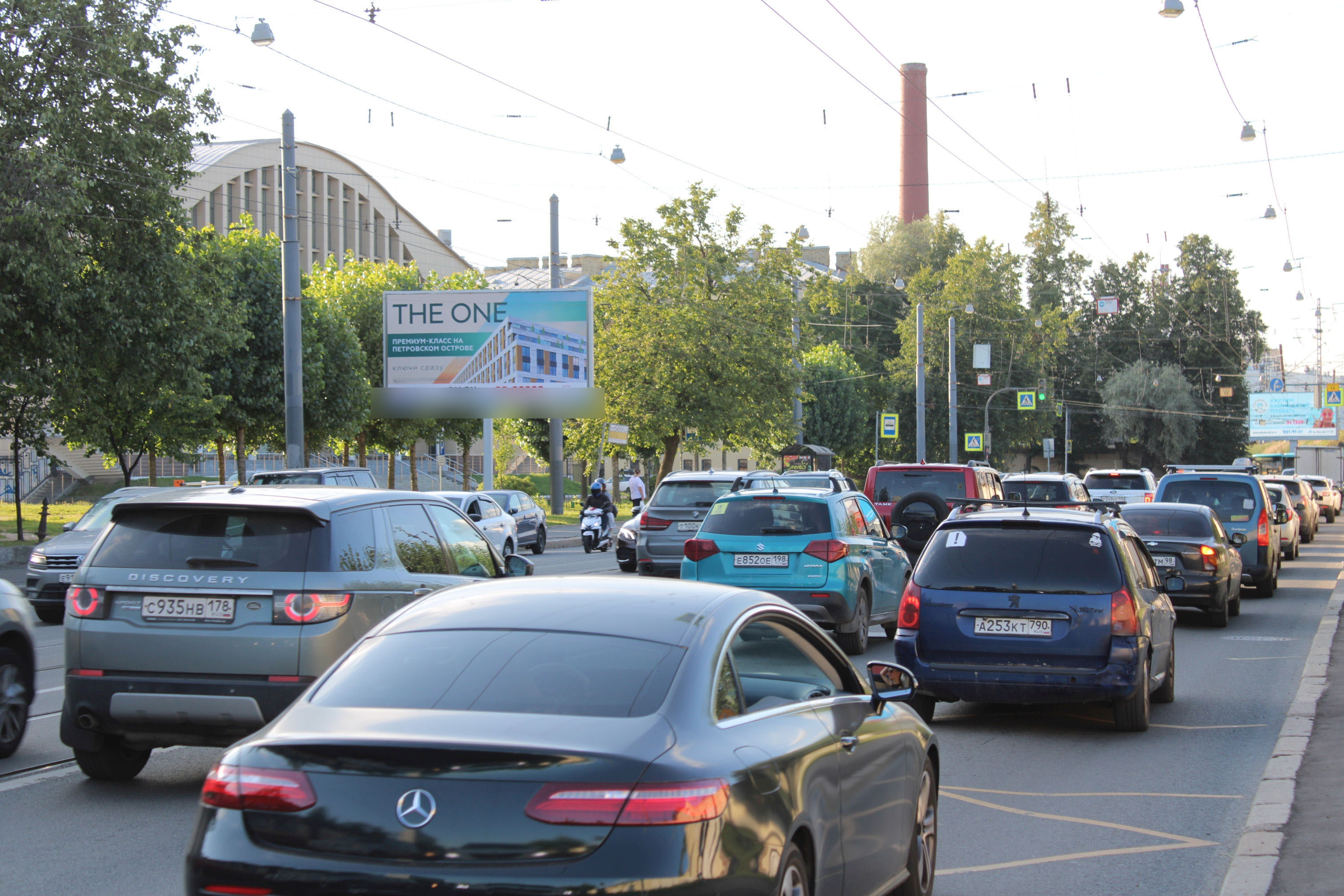 Фотография рекламного носителя, тип: Билборд 3x6, адрес: Лесной пр-т., д.36 Х Литовская ул., Санкт-Петербург, Россия. Сторона Б №119555