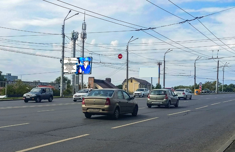Фотография рекламного носителя, тип: Билборд 3x6, адрес: Победы пр-т. X Фурманова ул., д.1Б, Пенза, Пензенская область, Россия. Сторона Б №1397668