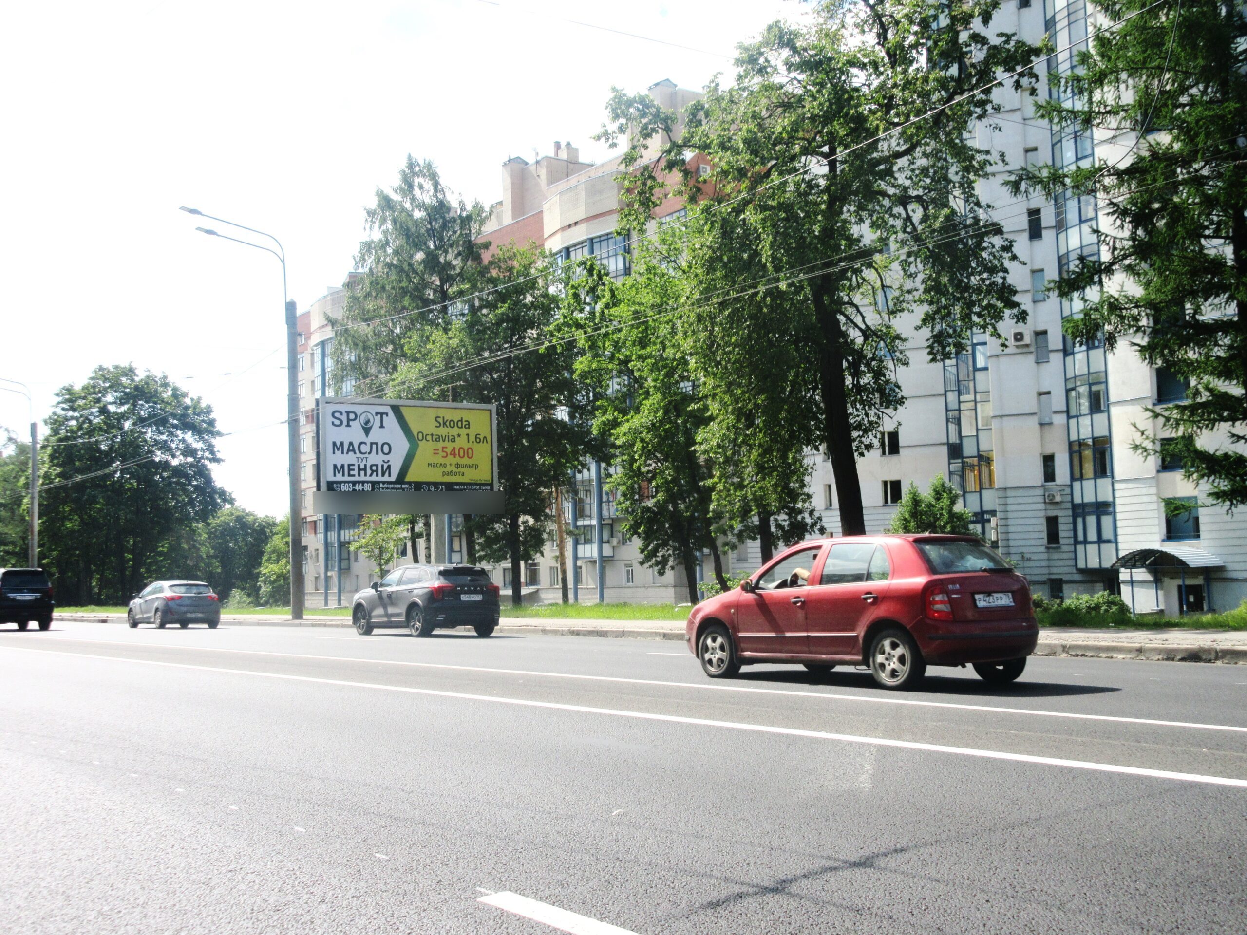 Фотография рекламного носителя, тип: Билборд 3x6, адрес: Тореза пр-т., д.112, Санкт-Петербург, Россия. Сторона А №164393