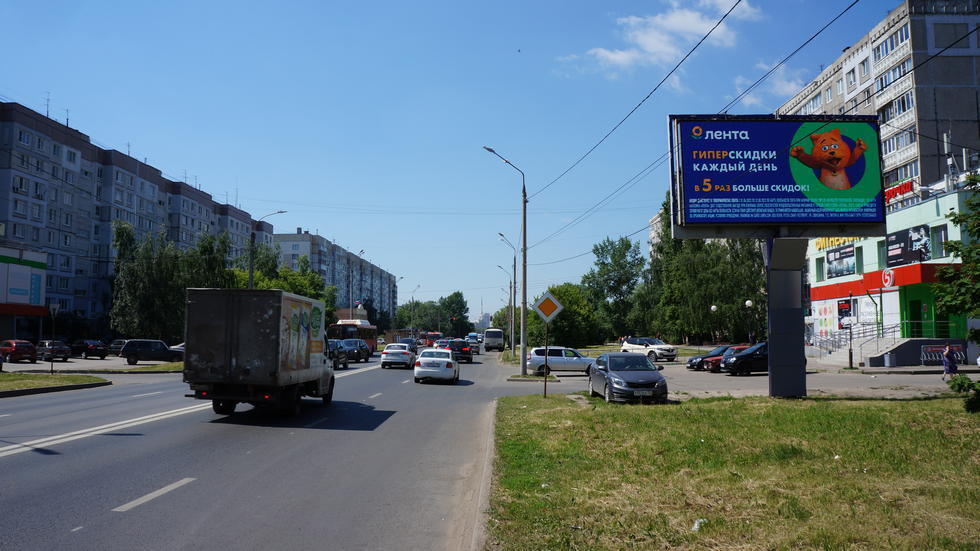 Фотография рекламного носителя, тип: Билборд 3x6, адрес: Львовская ул., д.25, Нижний Новгород, Нижегородская область, Россия. Сторона A1-А10 №701225