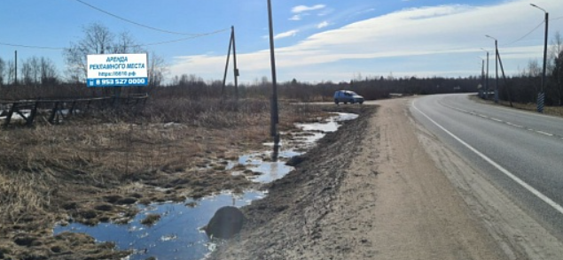 Фотография рекламного носителя, тип: Билборд 3x6, адрес: Заречная ул., д.55, поз.1, Кондопога, Республика Карелия, Россия. Сторона Б №1330500