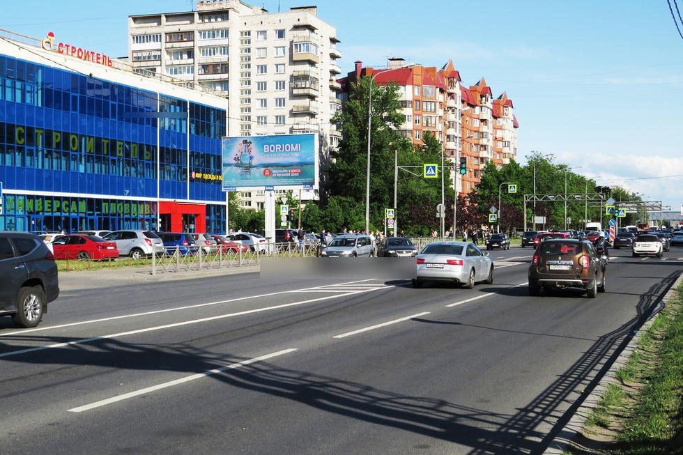 Фотография рекламного носителя, тип: Билборд 3x6, адрес: Дачный пр-т., д.20, корп.2 Х Новаторов б-р., Санкт-Петербург, Россия. Сторона Б1 №118907