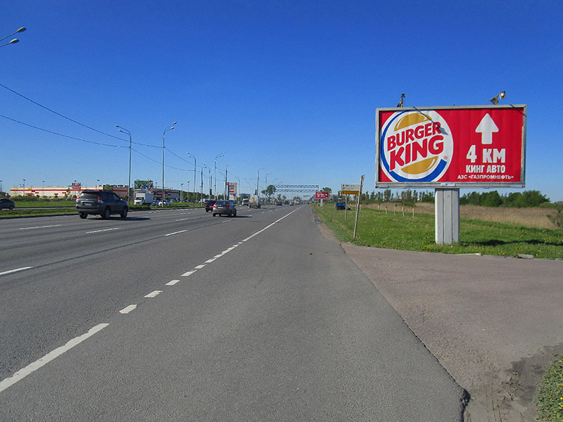 Фотография рекламного носителя, тип: Билборд 3x6, адрес: Пулковское ш., д.68, Санкт-Петербург, Россия. Сторона A №169199