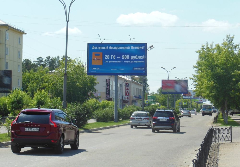 Фотография рекламного носителя, тип: Билборд 3x6, адрес: Горького ул., д.5, Ангарск, Иркутская область, Россия. Сторона А2 №153711