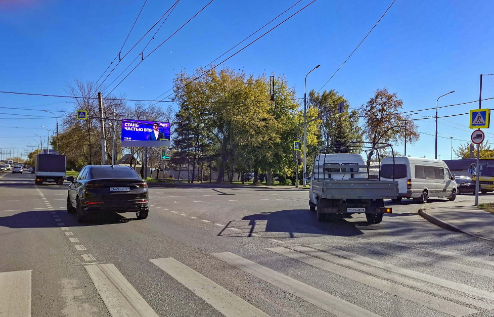 Фотография рекламного носителя, тип: Билборд 3x6, адрес: Луначарского ул. Х Сурская ул., д.6, Пенза, Пензенская область, Россия. Сторона А1 №571043