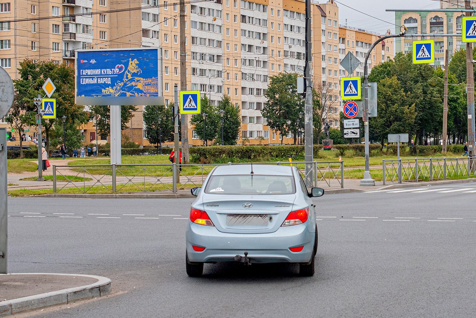 Фотография рекламного носителя, тип: Билборд 3x6, адрес: Караваевская ул. Х Прибрежная ул., поз.1, Санкт-Петербург, Россия. Сторона B №169062