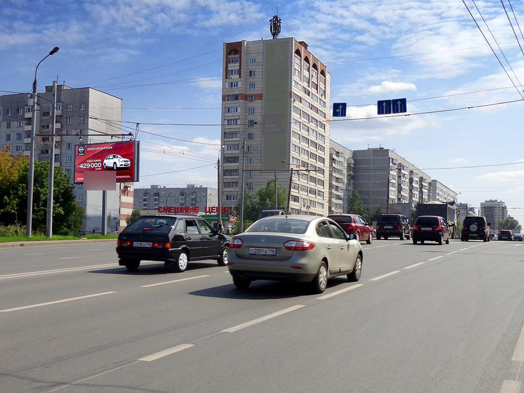 Фотография рекламного носителя, тип: Билборд 3x6, адрес: Юлиуса Фучика ул., Казань, Республика Татарстан, Россия. Сторона B №232396