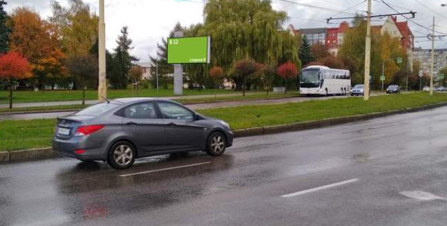 Фотография рекламного носителя, тип: Билборд 3x6, адрес: Шевченко ул., ор. ГТРК "Янтарь", Калининград, Калининградская область, Россия. Сторона B №221748