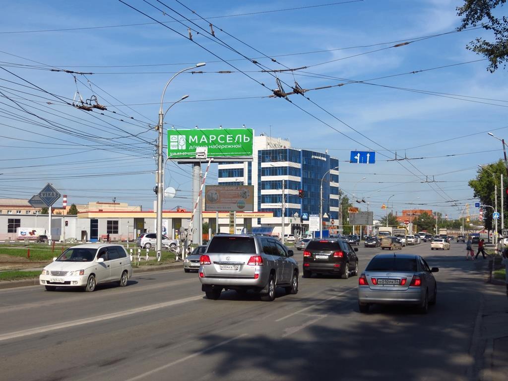 Фотография рекламного носителя, тип: Суперсайт 4x12, адрес: Станционная ул., Новосибирск, Новосибирская область, Россия. Сторона Б №92331