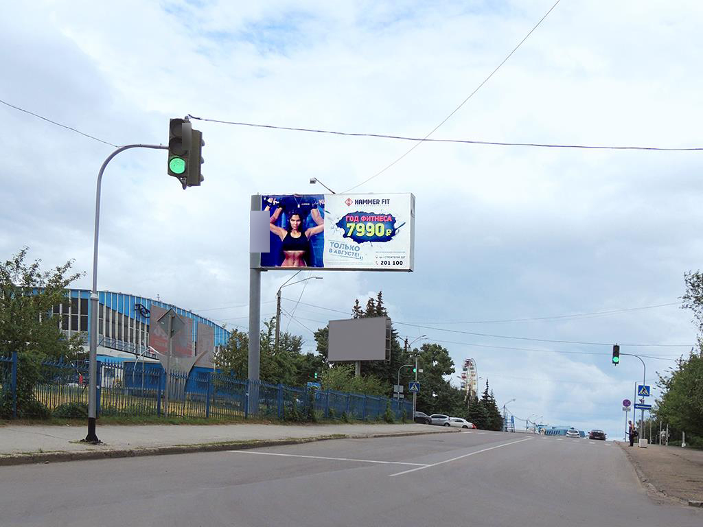 Фотография рекламного носителя, тип: Билборд 3x6, адрес: Социалистический пр-т., д.91, Барнаул, Алтайский край, Россия. Сторона B №87739