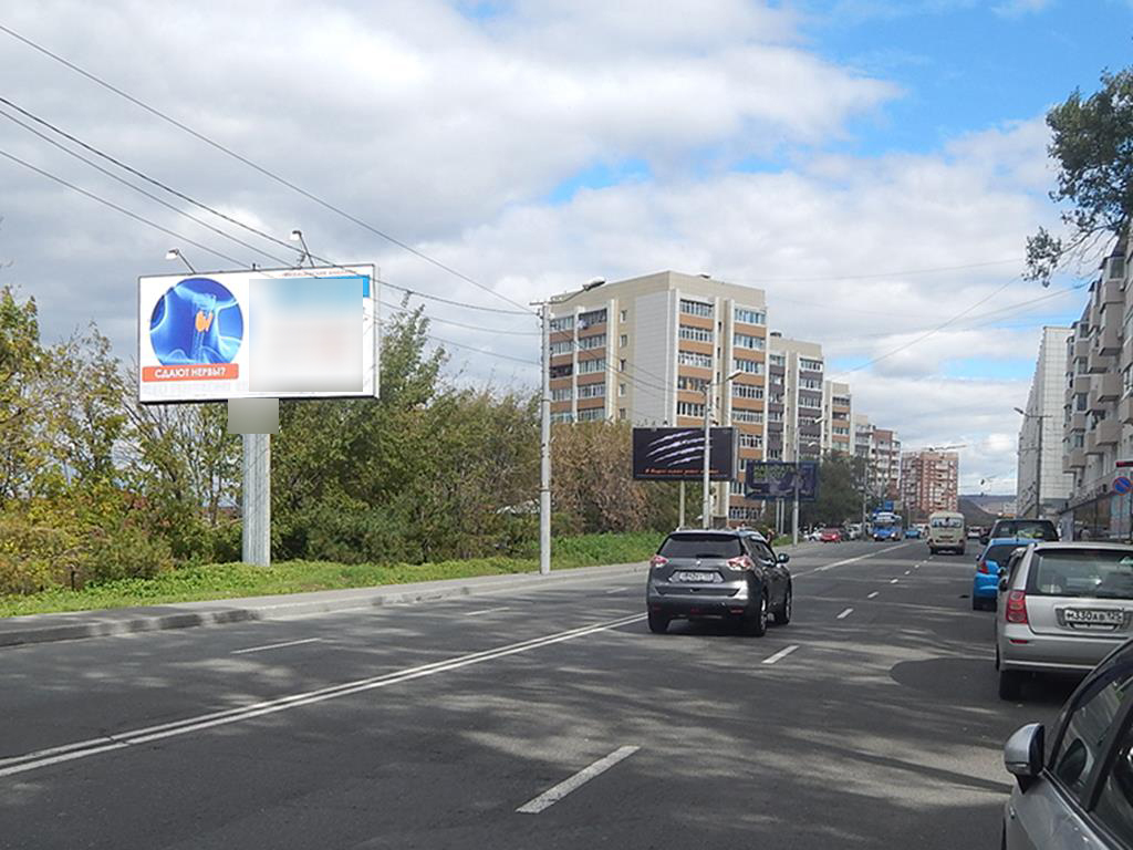 Фотография рекламного носителя, тип: Билборд 3x6, адрес: Партизанский пр-т., д.11, Владивосток, Приморский край, Россия. Сторона B №88855