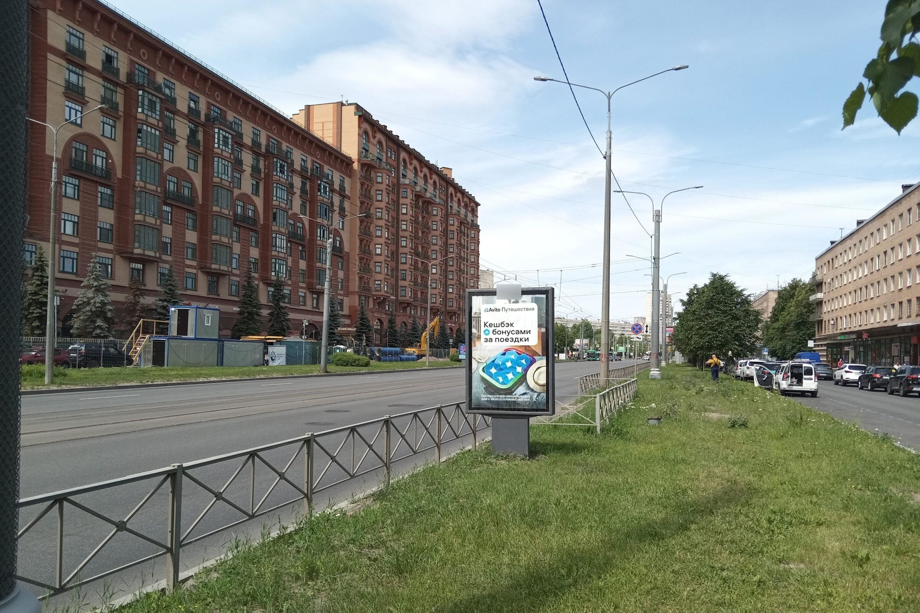 Фотография рекламного носителя, тип: Ситиформат 1.8x1.2, адрес: Наличная ул., д.33-2, Санкт-Петербург, Россия. Сторона А №108131