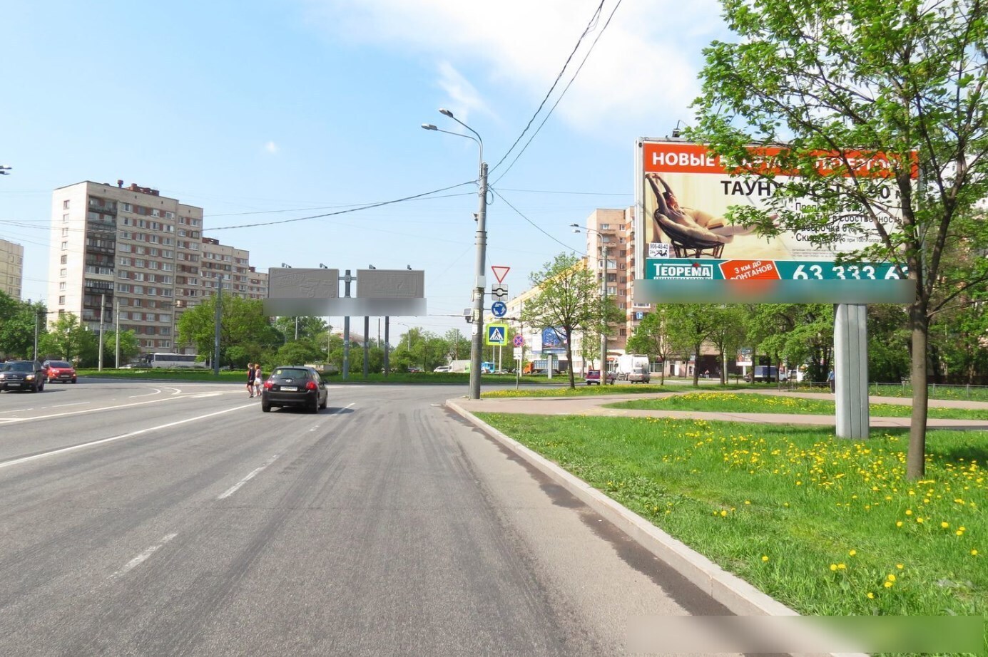 Фотография рекламного носителя, тип: Билборд 3x6, адрес: Дачный пр-т., д.14, корп.1, Санкт-Петербург, Россия. Сторона А №118909