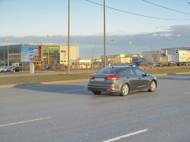Фотография рекламного носителя, тип: Билборд 3x6, адрес: Пулковское ш., д.70, поз.1, Санкт-Петербург, Россия. Сторона B №169202