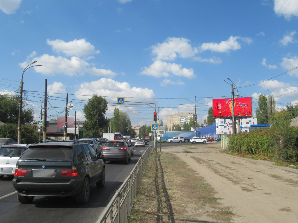Фотография рекламного носителя, тип: Билборд 3x6, адрес: Матросова ул., д.98 Х Ворошилова ул., Воронеж, Воронежская область, Россия. Сторона А12 №1361586